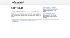 Desktop Screenshot of kopytko.pl